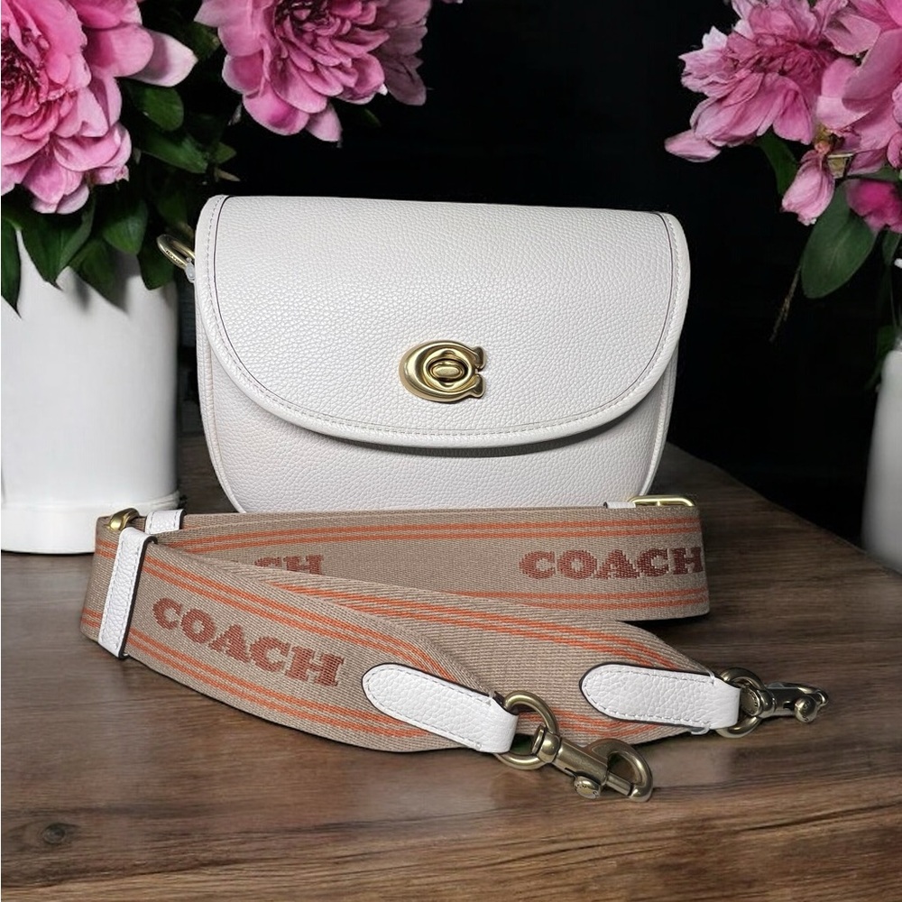 COPY - * Coach "Willow" crossbody bag in polished pebble leather in the color C…